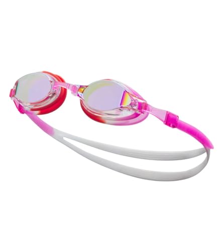 Nike Youth Chrome Mirrored Goggle Pink Spell
