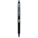 Pilot, FriXion Synergy Clicker Erasable, Refillable, Retractable Gel Ink Pens, Extra Fine Point 0.5 mm, Pack of 12, Navy Ink