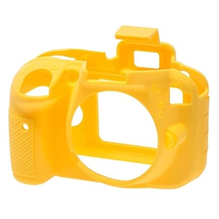 Silicon Cover for Nikon D3300/D3400 Camera Case, Professional Silicone Rubber Camera Case Cover Detachable Protective Camera Bag (Yellow)