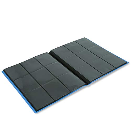 Card Guardian - Blue Trading Card Album Binder for 360 Cards with 9 Side Loading Pocket Pages for Trading Card Games TCG