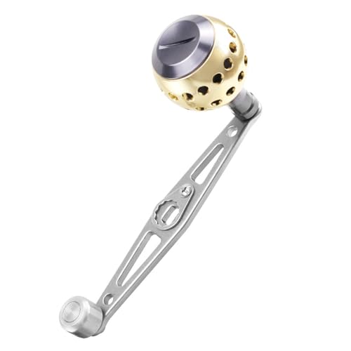 Fishing Reel Handle Power Handle Baitcasting Alloys Knob Jigging Grip with Fitting Replacement Part for Low Reel