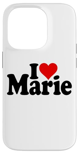 I LOVE HEART MARIE NAMEE ON A TEE �X�}�z�P�[�X iPhone 14 Pro �p