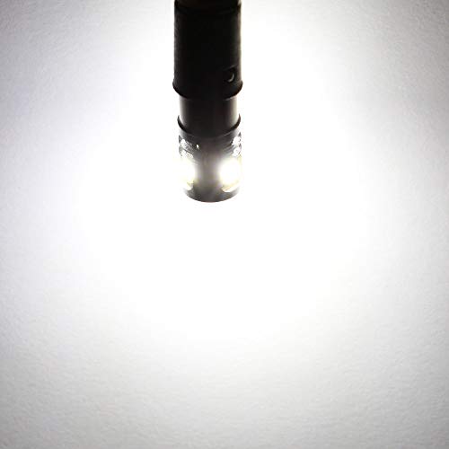 Phinlion 400Lm Super Bright 3030 5-Smd 12V 24V Ba9 Ba9S 53 57 1889 1891 1895 64111 T4W Led Car Light Bulb For Map Reading Dome Glove Box Instrument Panel Lights, 6000K Xenon White #TOP4