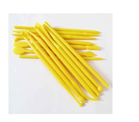 S.Han Plastic Fondant 14 Pcs Cake Modelling Tools Set Fondant Clay Cutter Carve Pen Cake Decoration Tool Bakeware