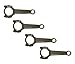 Manley 14426-4 Pro Series I-Beam Turbo Tuff Design Connecting Rod Set