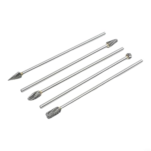 Set de 5 fresas de carburo sólido 3x6x100 mm FABULETTA miniatura 6