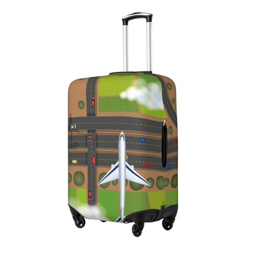 Airplane Flying Sky Luggage Cover for Suitcase, Suitcase Cover Protector Fit 29-32 Inch Luggage Travel Accessories, XL2