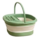 Tina De Remojo para Pies | De Lavado Antideslizante - Contenedor para Remojo De Pies | para Hombres Mujeres Personas Mayores Viajes Camping Centro De SPA Hotel Dormitorio Baño SPA En Casa