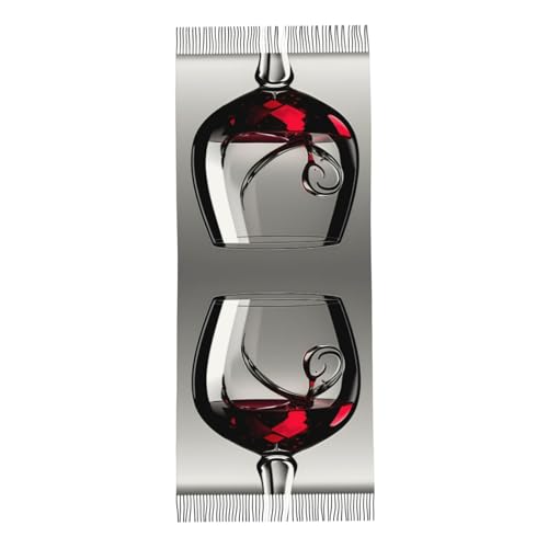 Wine Glass print Winter Scarf for Women Scarf for Women Winter Pashmina-Shawl Wraps Wedding Scarf4