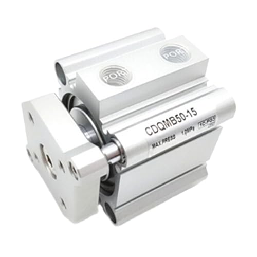 Vérin pneumatique compact CDQMA80 de type guidé avec course réglable - 2