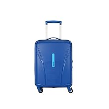 American Tourister 55 cms Polypropylene Luggage- Carry-On Luggage(FO1 (0) 01 401_Highline Blue), Carry-On 20-Inch
