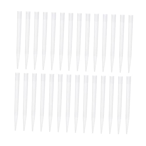 CHILDWEET 300pcs Suction Head Dropper Clear Pipette Pipettor Tip Liquid Pipette Pipettor Tips Transparent Pipettor Pipette Tip Micro Pipettes Liquid Pipettes Liquid Pipettor Tip Lab Plastic