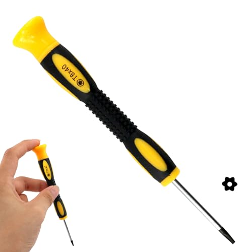 T8 T8H Torx Screwdriver for PS5 Repair T8 Precision Screwdriver with Magnetic Tip Screwdrivers for Xbox One Xbox 360 Controller PS3 PS4 Wireless Controller MacBook S2 Steel