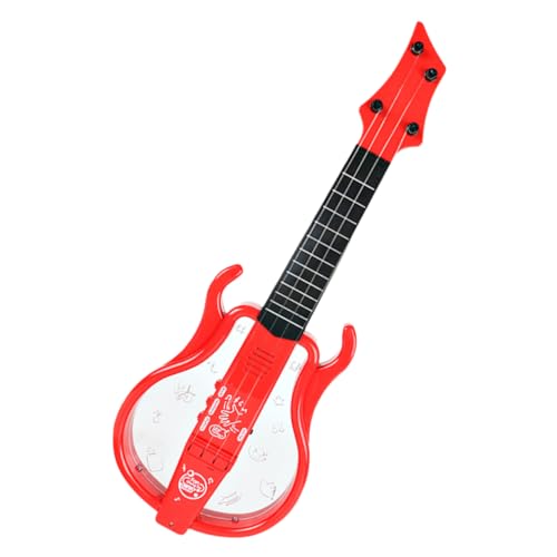 CORHAD ポータブルエレキギター 子供用楽器 電子音楽ギターおもちゃ 手と目の協調性を育む音楽玩具