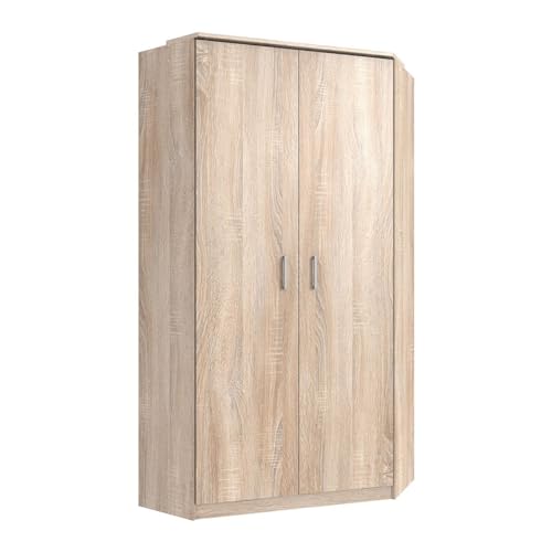 Wimex Kleiderschrank/ Eckschrank Osaka, 2 Türen, (B/H/T) 95 x 199 x 95 cm, Eiche Sägerau Wimex Kleiderschrank/ Eckschrank Osaka, 2 Türen, (B/H/T) 95 x 199 x 95 cm, Eiche Sägerau