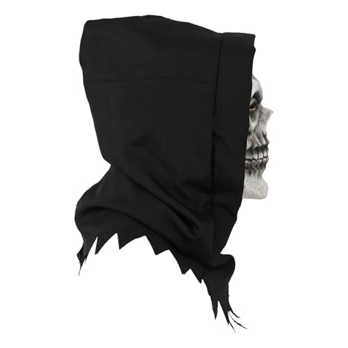 Tête de mort en latex lavable pour déguisement et cosplay d'Halloween - 4