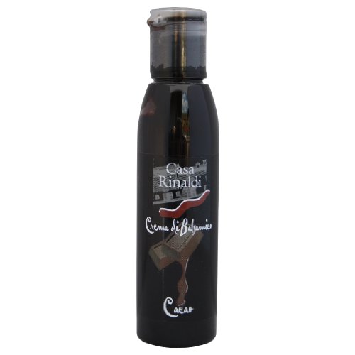 Casa Rinaldi - Cream with Balsamic Vinegar of Modena IGP, Flavored with Cocoa, Sweet Flavor, 150ml Bottle