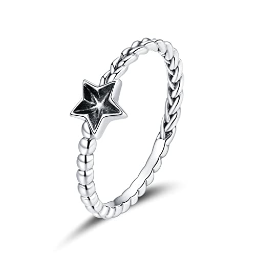 Bagues étoiles argent 925 femmes le cadeau idéal pour mariage et fêtes