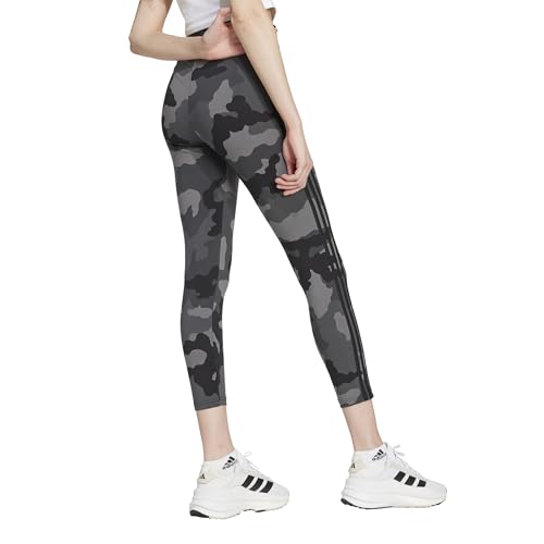 adidas Women's Plus Size Essentials 3-Stripes Camouflage Printed 7/8 Length Leggings3