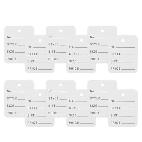 Etiquetas de precio fáciles de llevar para organizar joyería y muestrarios en tiendas