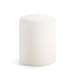 Darice Pillar Candle - White - Unscented - 3 X 4" - 3Piece