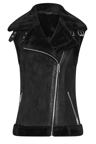 Image of PixieGirl Petite Black Aviator Gilet Petite