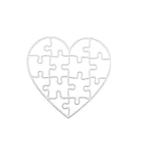 troquel para hacer puzzles Material de alta calidad: nuestros troqueles de corte de metal están hechos de material de acero al carbono de alta calidad, delicado y delicado, reutilizable y lavable, fácil de usar. Adecuado para niños y principiantes para hacer tarjetas.