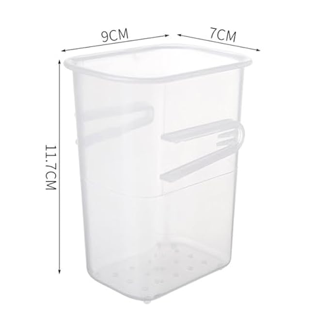 AYNEFY Refrigerator Organizer, Refrigerator Side Door Organizer Space Saving Fridge Food and Vegetables Storage Container for Kitchen