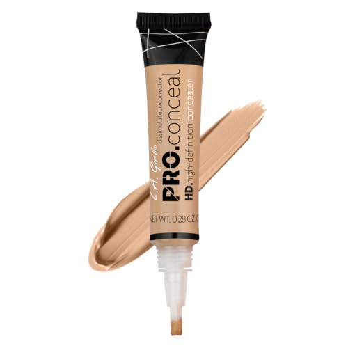 Image of L.A Girl- Hd Pro Conceal -Cool Nude | Soft brush tip for easy application | Crease resistant | Blendable and buildable formula | Concealer provides natural coverage | 8 g
