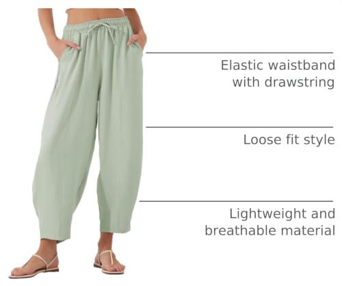 Image of EVALESS Women's High Waisted Wide Leg Palazzo Trousers