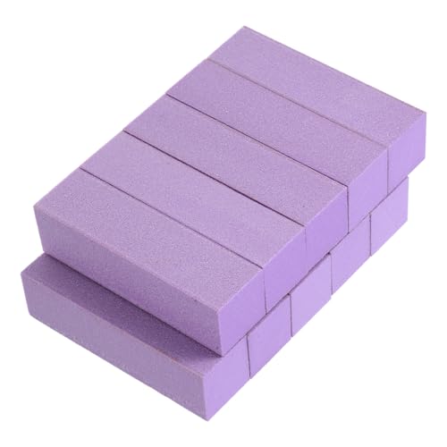 CLISPEED 10 limas de manicura, bloques de esponja para uñas, pulidas, portátiles, diseño práctico para uso experto