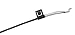 Natuzzi Compatible D Ring Recliner Handle and Cable 32 1/2