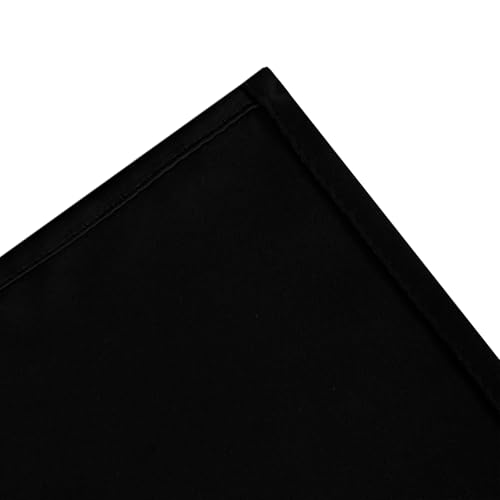 Image of LEMOMO Blackout Curtains 52 x 120 Inch Long Black Curtains Set of 2 Panels Room Darkening Curtains for Bedroom and Living Room