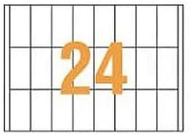 （まとめ）師子事務ウツワ PPCタック付票A4書判 35×70mm（24片入）PPC-24A 1入物（100せき）【×3セット】 t