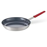 Tramontina Professional 12-Inch Ceramic Non Stick Large Frying Pan, Heavy-Gauge Aluminum Skillet with Nonstick Coating, Dishwasher and Oven Safe, Gray
