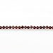 TGH Handmade Red Garnet Beads Bracelet – Genuine Micro Faceted Red Garnet – Passion & Vitality – Gold Plated Chain – 3-3.5mm Beads – 8 Inch – Perfect Valentine’s Day Gift
