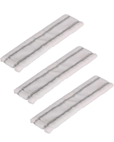 FUGLUS 3 pezzi Pastiglie per Pulizia per Vetri in Microfibra, Microfibra per pulizia delle finestre, per Pulizia Karcher WV1 WV50 WV75