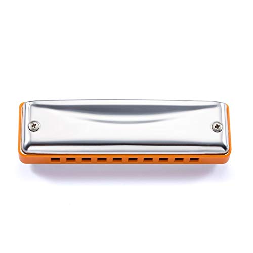 KIRANDIE Diatonic Harmonica Blues Organe de la Bouche Harp 10 Trous Clé Orange de C/D/E/F/G/A/BB Reed avec boîte à Bois… - Les Beatles, Paul McCartney, John Lennon, RIngo Starr, George Harrison KIRANDIE Diatonic Harmonica Blues Organe de la Bouche Harp 10 Trous Clé Orange de C/D/E/F/G/A/BB Reed avec boîte à Bois… – Image 3