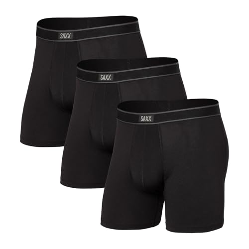 SAXX Underwear Co. - Men's Daytripper Boxer Brief Fly 3Pk With Built-In Pouch Support - Underwear For Men