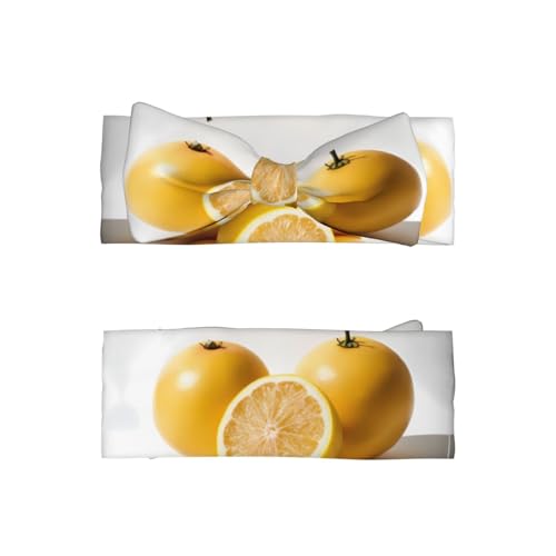 Kumquat Lemon Baby bow headband (0-6 months) - Universal for newborns to toddlers, a must-have for cute decoration2