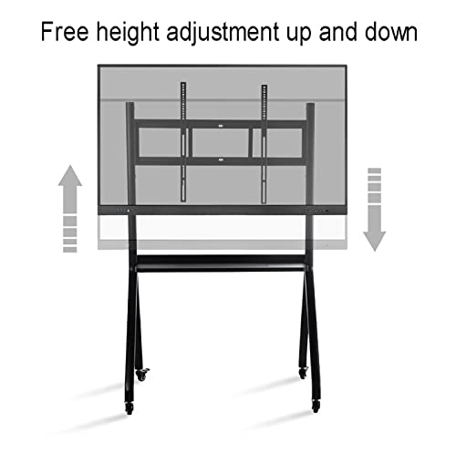 Carro móvil para TV ajustable para pantallas 55-75 pulgadas miniatura 3