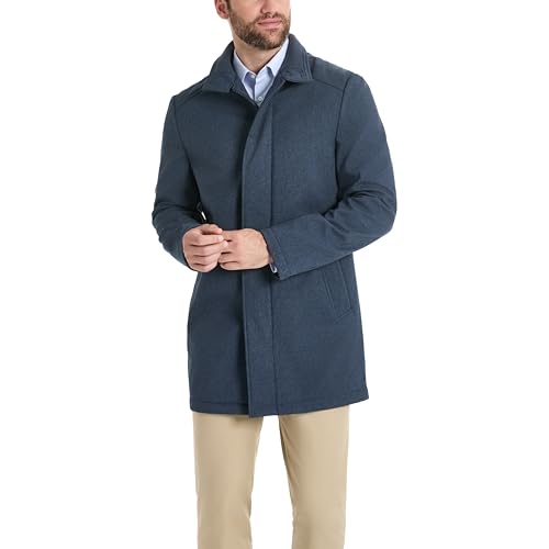 Van Heusen Tedford Men's Soft Shell Stand Collar Coat - Stylish