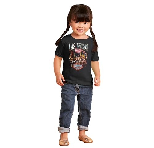 Las Vegas Nevada Casino Fireworks Toddler Baby Graphic T Shirt4