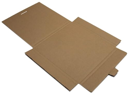 STRONG 12" LP SINGLE RECORD VINYL MAILERS SHIPPING POSTAL CARDBOARD BOXES (10, BROWN)