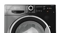 Bauknecht W9 S6300 A Waschmaschine Frontlader / 9kg / EEK A/Kurz 30 / Kurz 45 / Kraftvolle Fleckenentfernung/Anti-Allergie-Programm/Wolleprogramm/Schwarz/Langlebiger Inverter-Motor – Ansicht 2