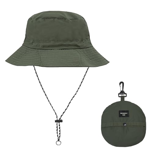 Sombrero impermeable tipo bucket para lluvia y sol