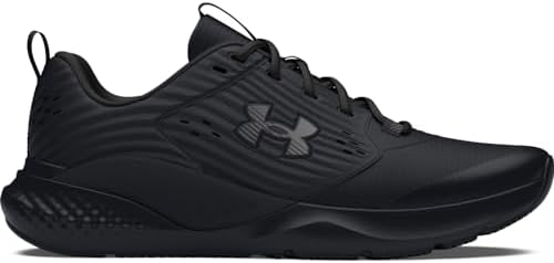 Under Armour Men's Charged Commit Trainer 4 Cross, (005) Black/Ultimate Black/Castlerock, 9 | Image 6