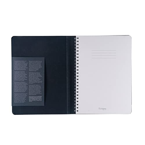 Fabriano Ecoqua Plus carnet de notes A5 pointillé noir avec spirale dissimulée - 7