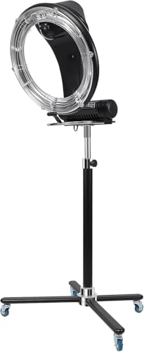 950W 1200W Professional Salon Hair Dryer 3-in-1 Orbital Infrared Hair Color Processor Adjustable Temp Time Floor-Stand for Home