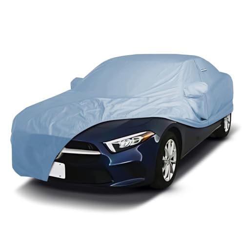 Image of iCarCover Premium Car Cover for 2019-2022 Mercedes-Benz A-Class Heavy Duty Waterproof All-Weather Automobiles Custom Fit Indoor Outdoor UV Snow Protection Covers with Straps and Bag
